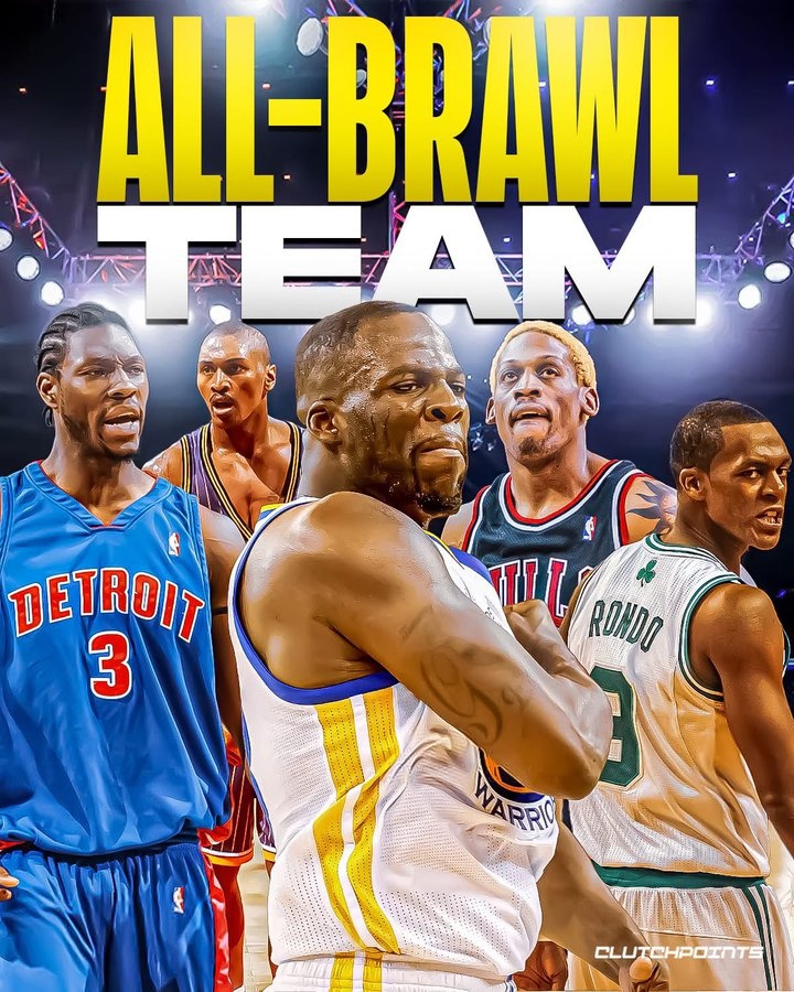 美媒评选NBA历史最佳格斗阵容：格林本华莱士慈世平罗德曼隆多入选